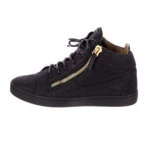 Giuseppe Zanotti Leather Wedge Sneakers
